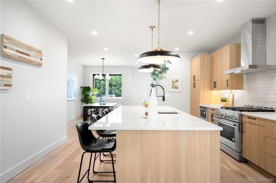 Furnished interior view inside a new home in , Denver (Image 16).