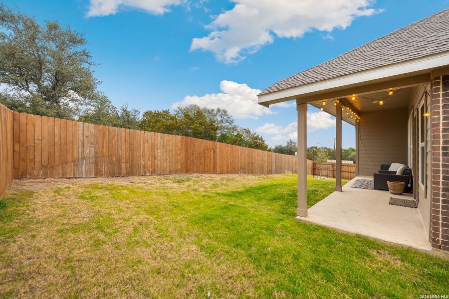 Exterior details and patio area of a home in , Bulverde (Image 3). Exterior details and patio area of a home in , Bulverde (Image 3).