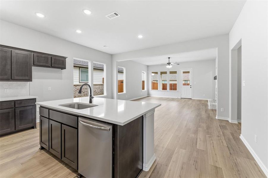 Furnished interior view inside a new home in Covenant Park, Springtown (Image 6).