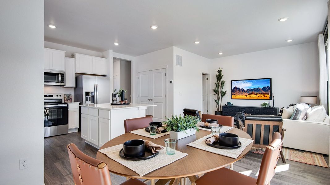 Representative furnished interior of a home built from the Boxelder by D.R. Horton in Ellston Park, Colorado Springs (Image 11).