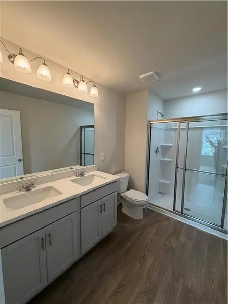 Furnished interior view inside a new home in , Cartersville (Image 3).