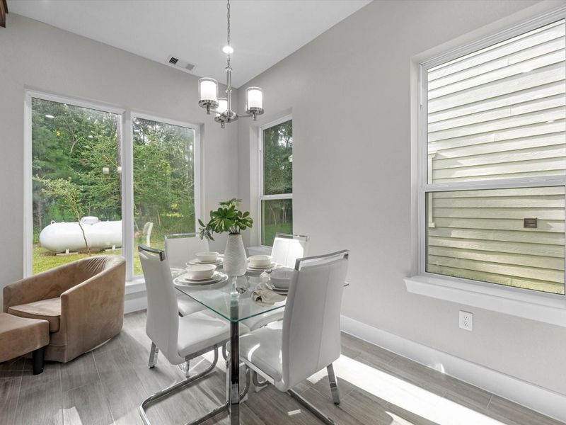 Furnished interior view inside a new home in , Houston (Image 8).