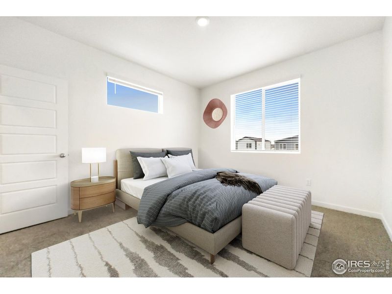 Furnished interior view inside a new home in Liberty Draw, Evans (Image 9).