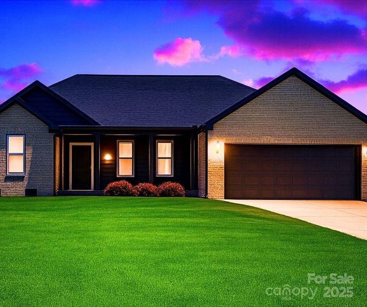 Front exterior of a new home in , Crouse, NC, highlighting curb appeal (Image 14).