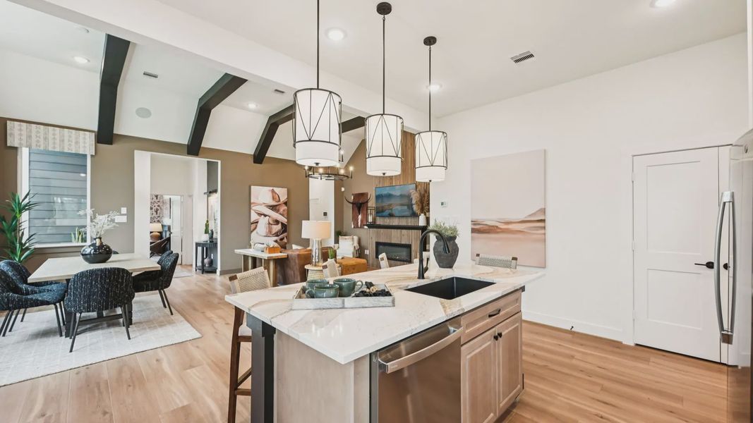 Representative furnished interior of a home built from the Tanlay by Chesmar Homes in Kresston Chateau, Montgomery (Image 13). Representative furnished interior of a home built from the Tanlay by Chesmar Homes in Kresston Chateau, Montgomery (Image 13).