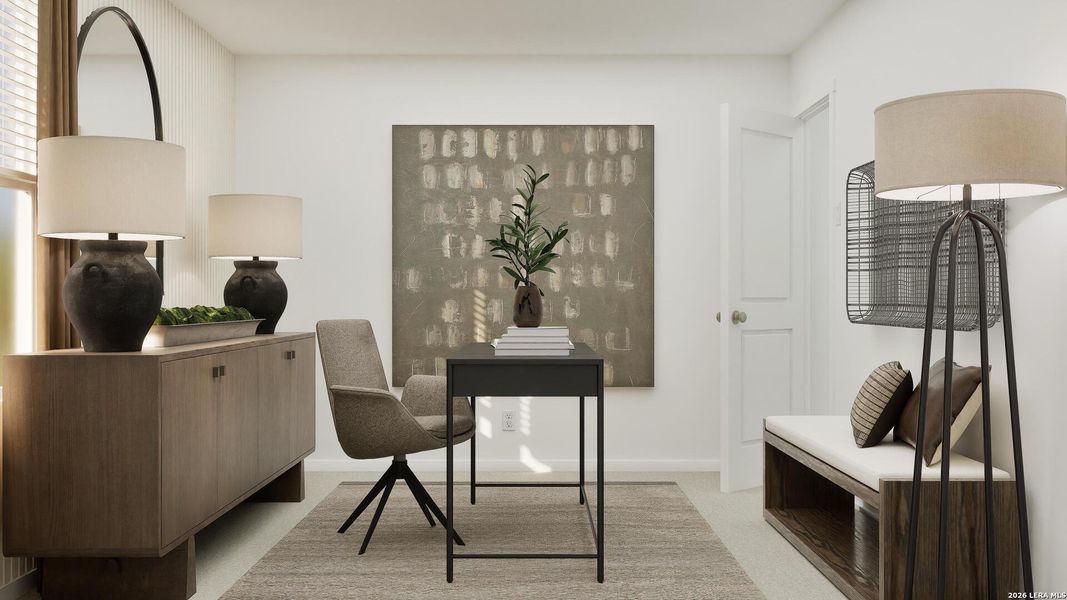 Furnished interior view inside a new home in Stone Garden, Elmendorf (Image 3). Furnished interior view inside a new home in Stone Garden, Elmendorf (Image 3).