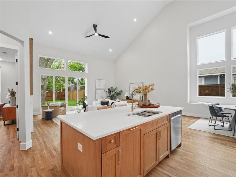 Furnished interior view inside a new home in , Dallas (Image 14).