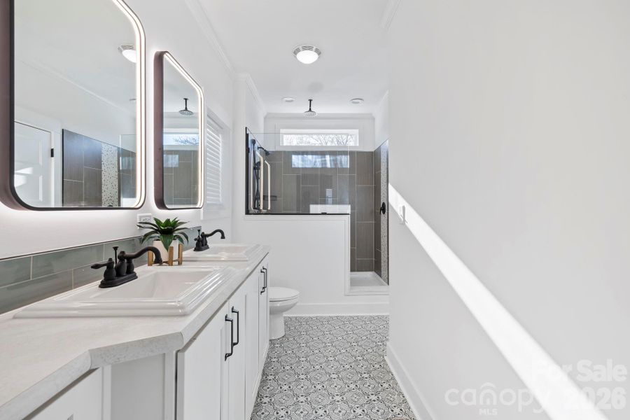 Spacious Primary Bathroom