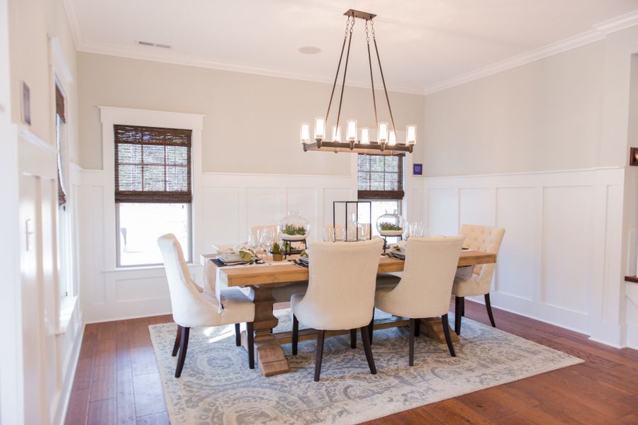 Representative furnished interior of a home built from the Harrison by Bill Clark Homes in Sidbury Landing, Wilmington (Image 18).