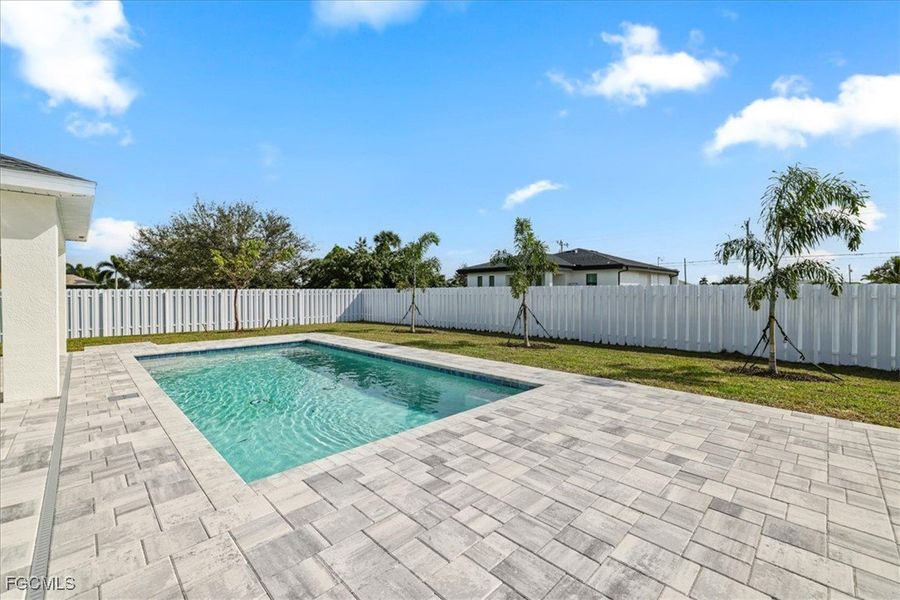 Exterior details and patio area of a home in Cape Coral, Cape Coral (Image 26).