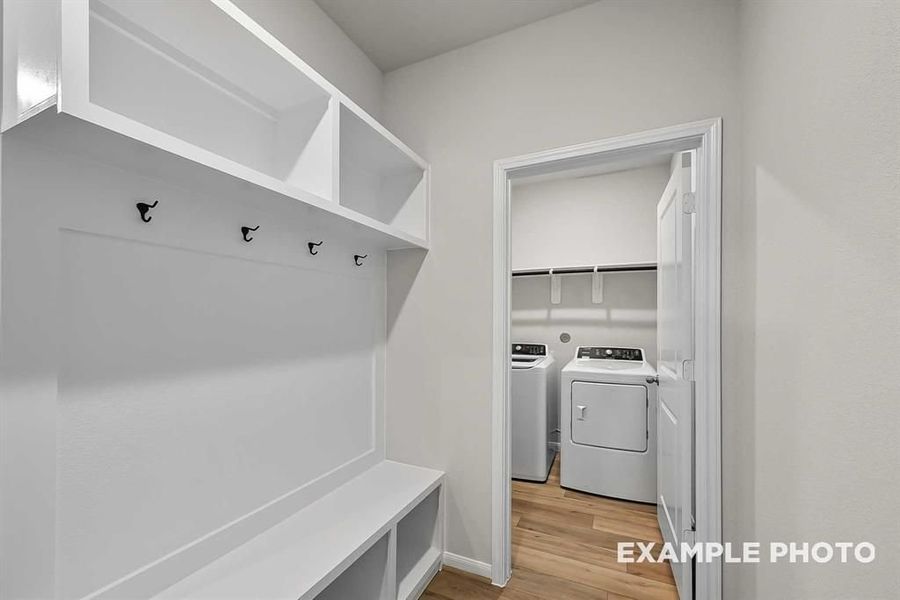 Furnished interior view inside a new home in Lakes at Black Oak, Magnolia (Image 20).