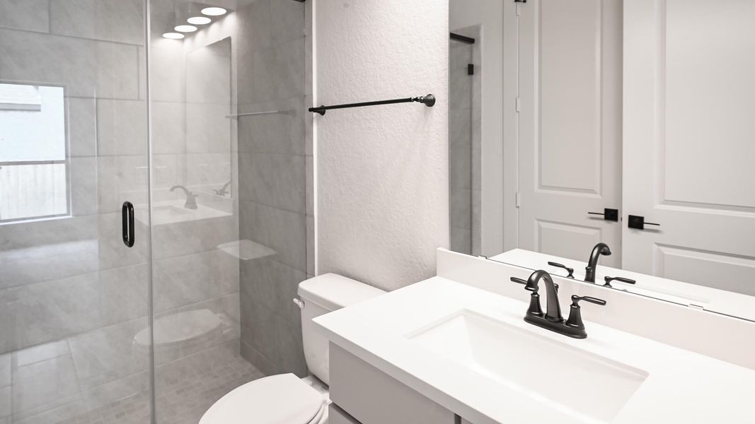 Furnished interior view inside a new home in Homestead 65', Schertz (Image 13). Furnished interior view inside a new home in Homestead 65', Schertz (Image 13).