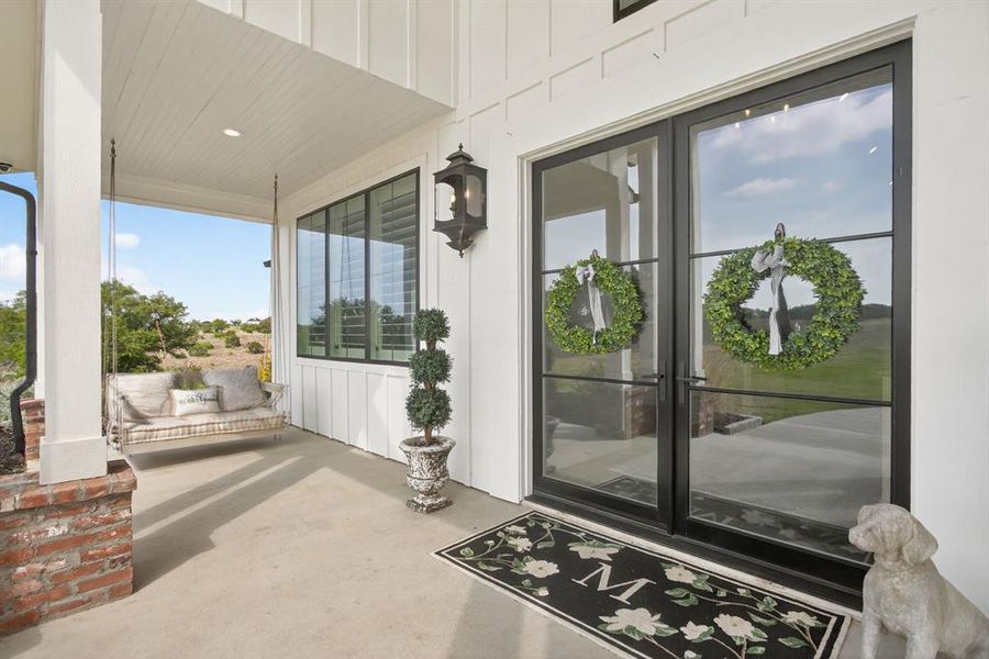 Come and wait for your guests on this welcoming porch. Seriously, you will be surprised by the attention to detail in this home.