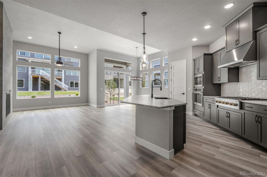 Furnished interior view inside a new home in Cloverleaf – Mountainview Collection, Monument (Image 13).