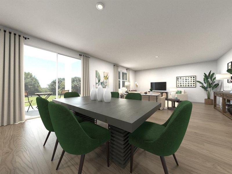 Furnished interior view inside a new home in Coasterra - Reserve Series, Palmetto (Image 3).