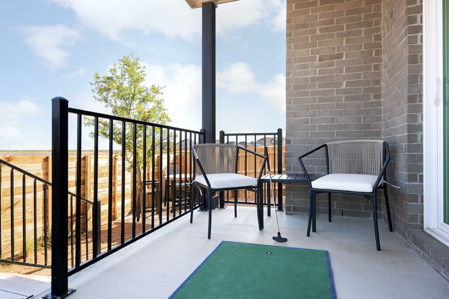 Patio | Ryegrass at Freedom at Anthem in Kyle, TX by Landsea Homes