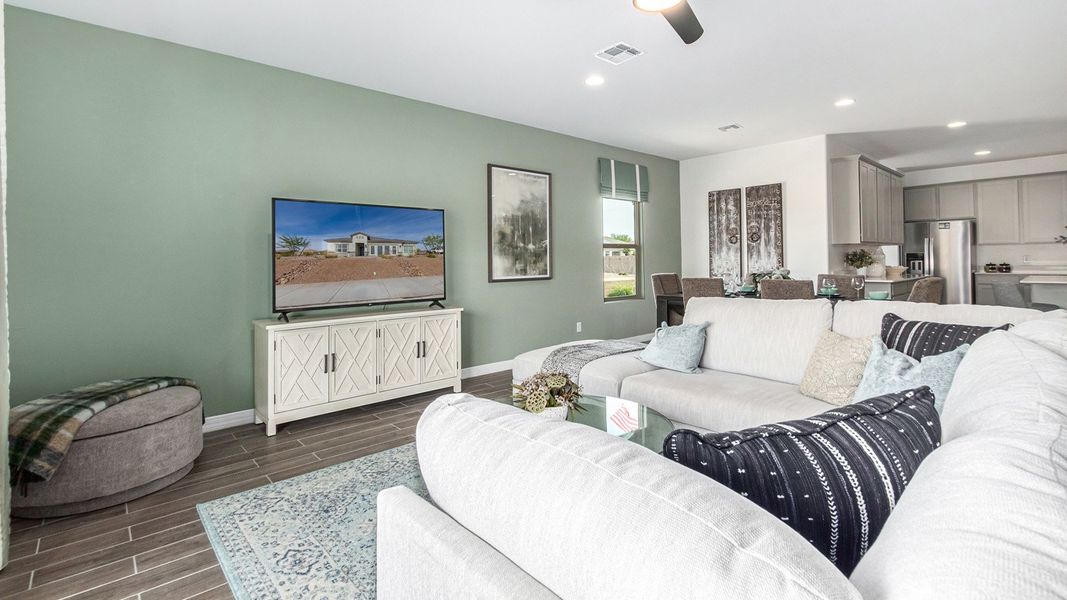 Furnished interior view inside a new home in Barnett Village, Marana (Image 22).