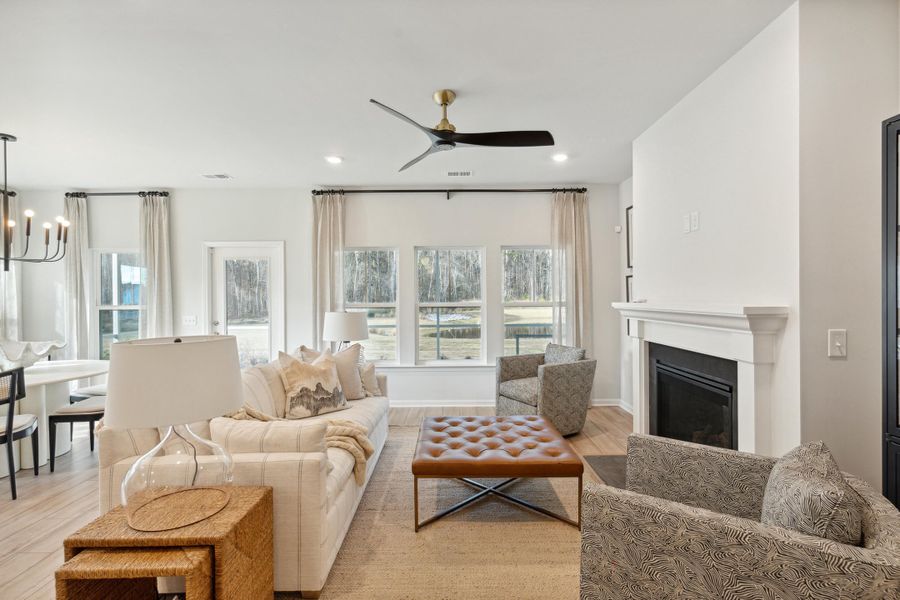 Furnished interior view inside a new home in Horizons at Summers Corner | 55+, Summerville (Image 6).