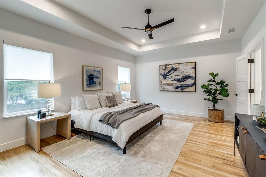 Furnished interior view inside a new home in , Dallas (Image 8).