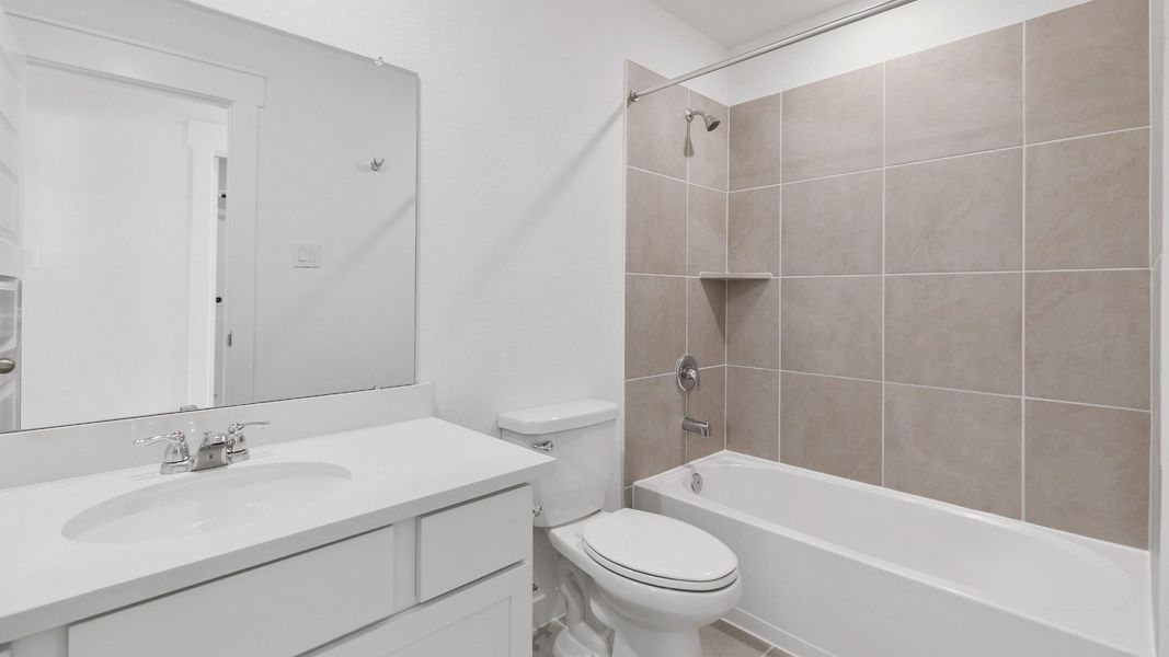 Furnished interior view inside a new home in Cielo, Conroe (Image 19). Furnished interior view inside a new home in Cielo, Conroe (Image 19).