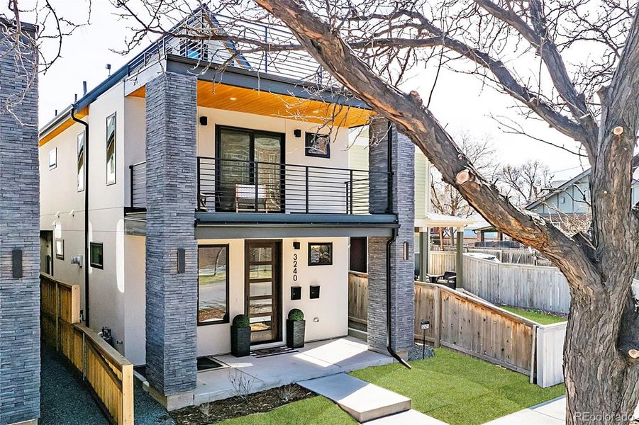 Grass has been enhanced to show potential summer appearance.