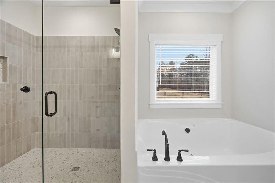 Close-up of interior finishes inside a home in , Dallas (Image 21).