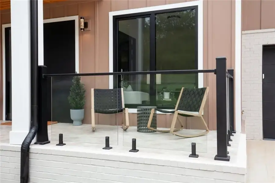 Exterior details and patio area of a home in , Marietta (Image 45).