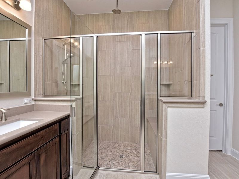 Representative furnished interior of a home built from the Siena II by Giddens Homes in Clearwater Ranch, Liberty Hill (Image 106).
