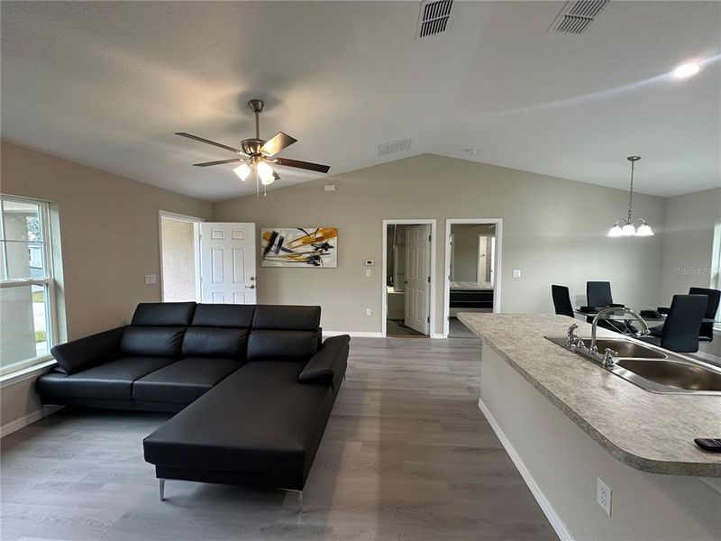 Furnished interior view inside a new home in , Dunnellon (Image 4).