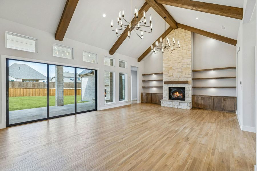 Spacious, unfurnished interior of a new home in The Vines, Haslet (Image 23).