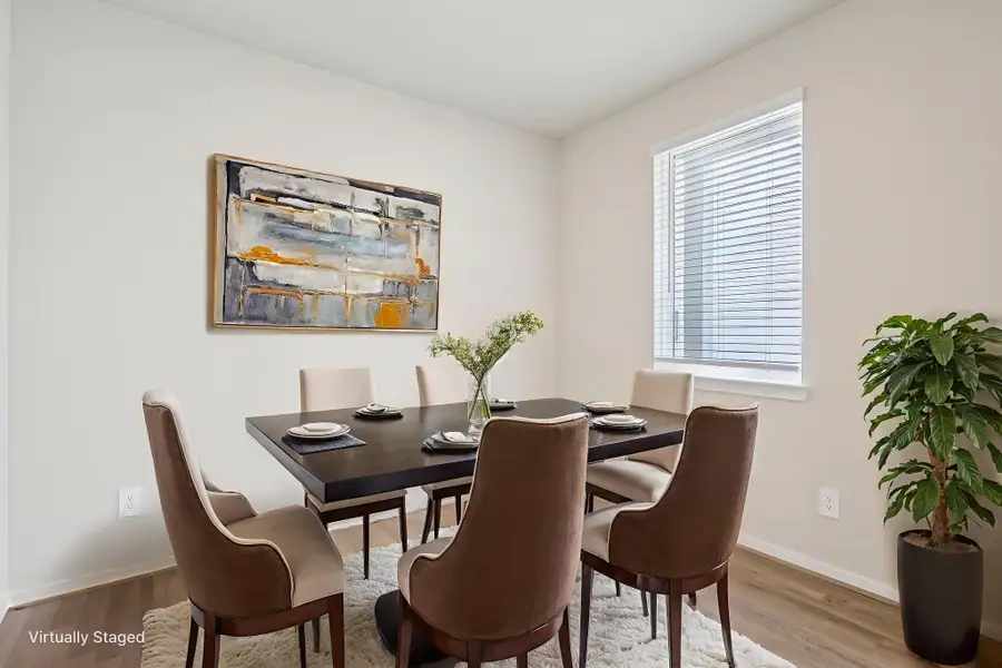 Furnished interior view inside a new home in Pinewood Trails - City Series, Atascocita (Image 6).