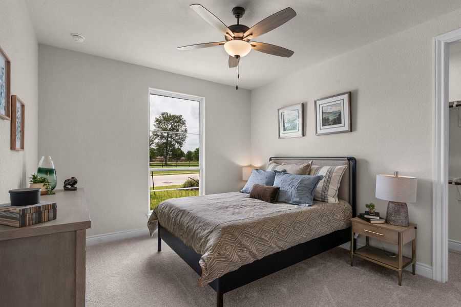 Furnished interior view inside a new home in The Colony- Pine Cove, Bastrop (Image 28).