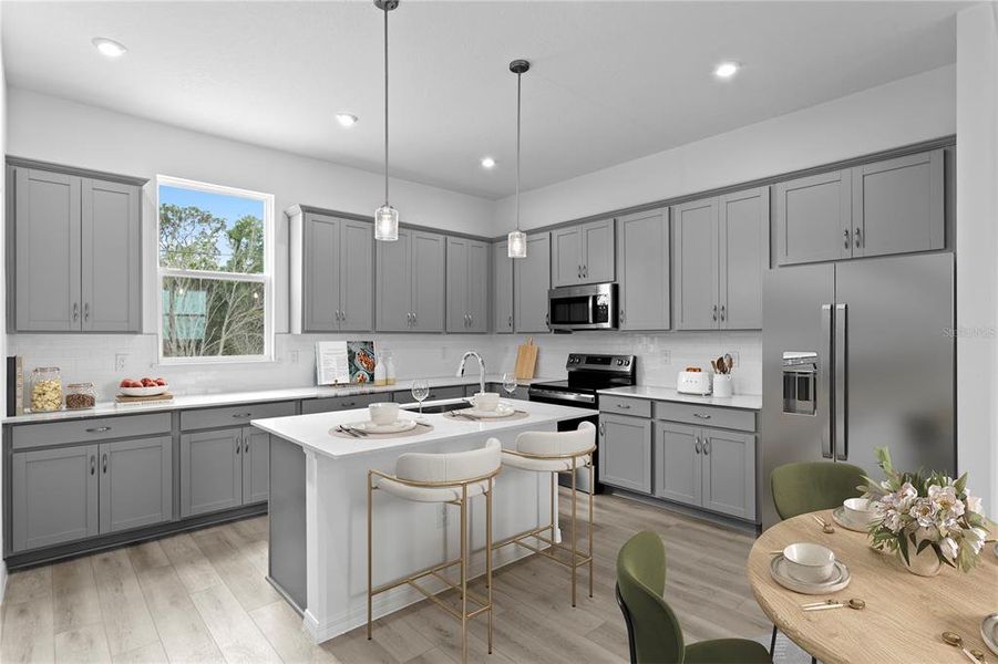 Furnished interior view inside a new home in , Westchase (Image 17).
