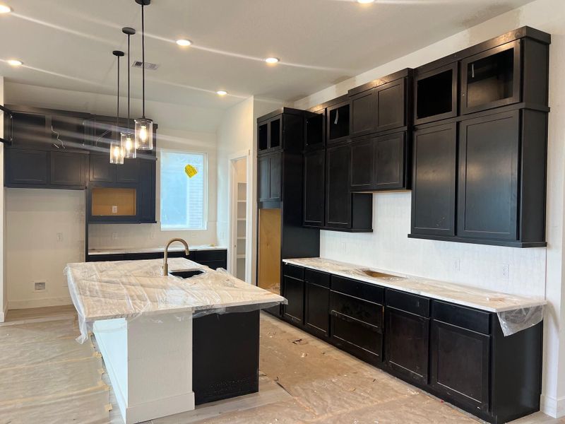 Furnished interior view inside a new home in Wood Leaf Reserve, Tomball (Image 5).