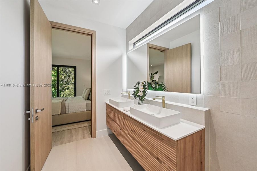 Furnished interior view inside a new home in , Miami (Image 8).