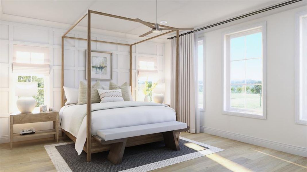 Huge owners' suite with ensuite spa like bath and adjacent office space