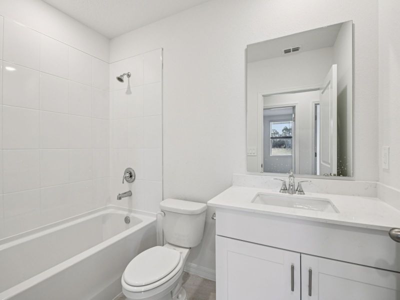 Furnished interior view inside a new home in Ridgehaven - Villas, Ormond Beach (Image 11). Furnished interior view inside a new home in Ridgehaven - Villas, Ormond Beach (Image 11).