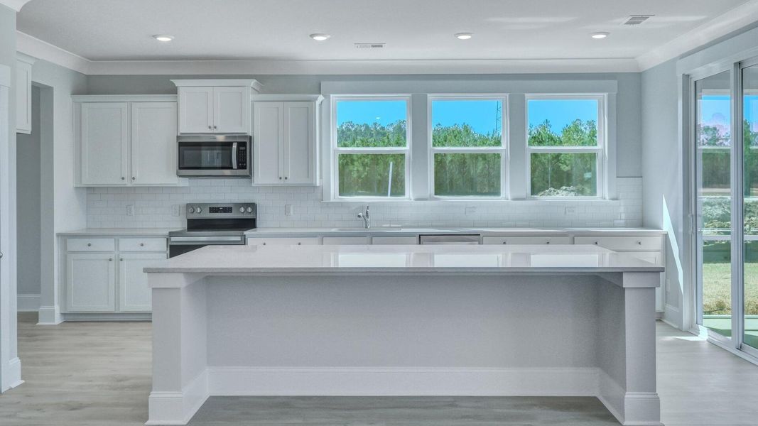 Furnished interior view inside a new home in Berkeley Bay, Ridgeville (Image 12). Furnished interior view inside a new home in Berkeley Bay, Ridgeville (Image 12).