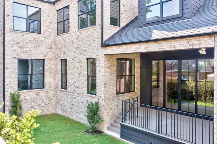 Exterior details and patio area of a home in , Houston (Image 3). Exterior details and patio area of a home in , Houston (Image 3).