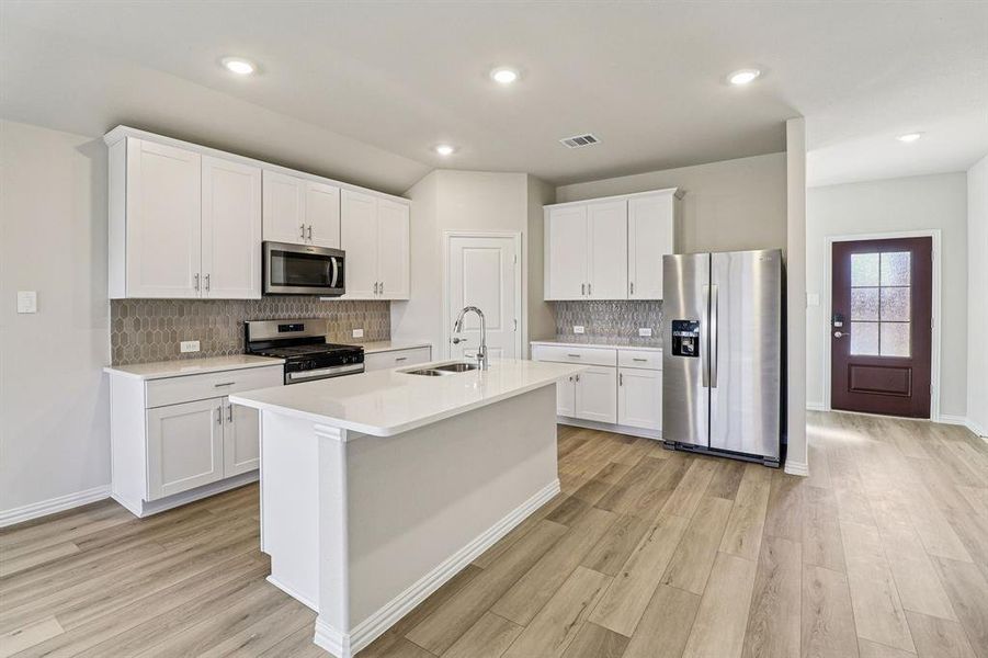 Furnished interior view inside a new home in Lakehaven - Signature Series, Farmersville (Image 10). Furnished interior view inside a new home in Lakehaven - Signature Series, Farmersville (Image 10).