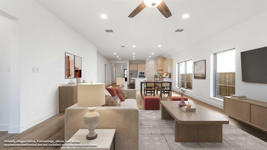 Furnished interior view inside a new home in Devonshire, Forney (Image 10).