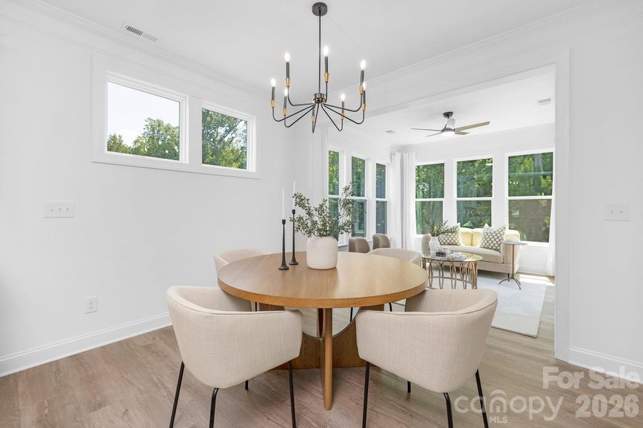 Breakfast and Sunroom