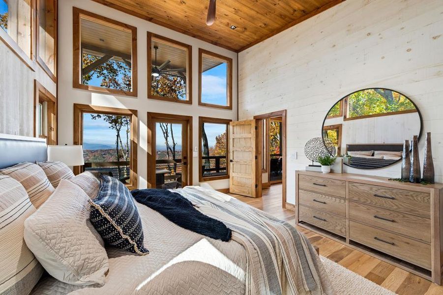 Furnished interior view inside a new home in , Blue Ridge (Image 17).
