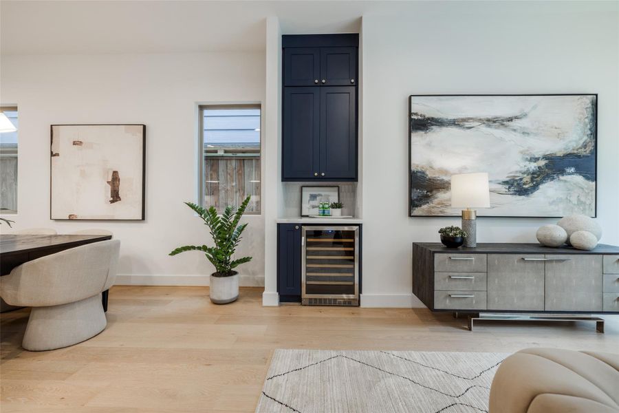 Furnished interior view inside a new home in , Houston (Image 27).