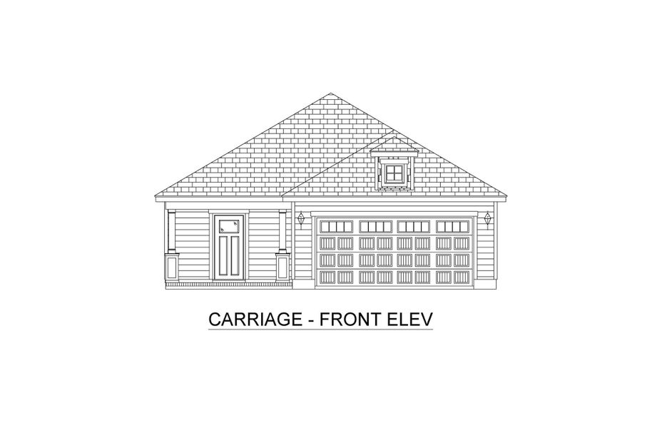 Carriage Elevation - Shoreline Carriage Elevation - Shoreline