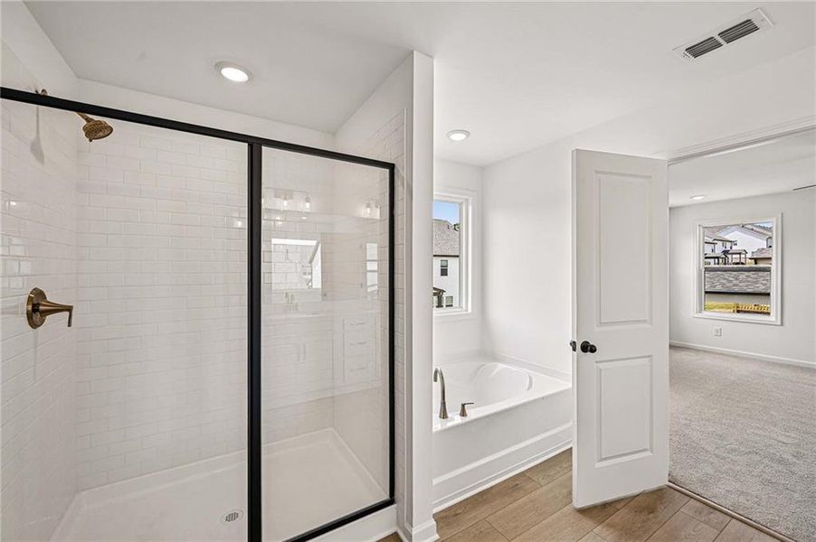 Furnished interior view inside a new home in Langston Reserve, Cartersville (Image 8).