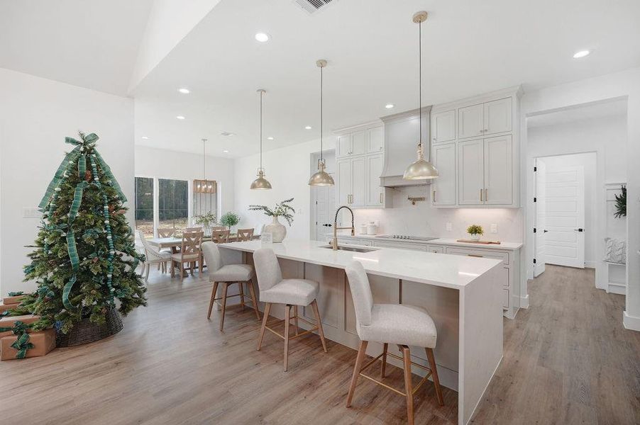 Furnished interior view inside a new home in , Conroe (Image 8).
