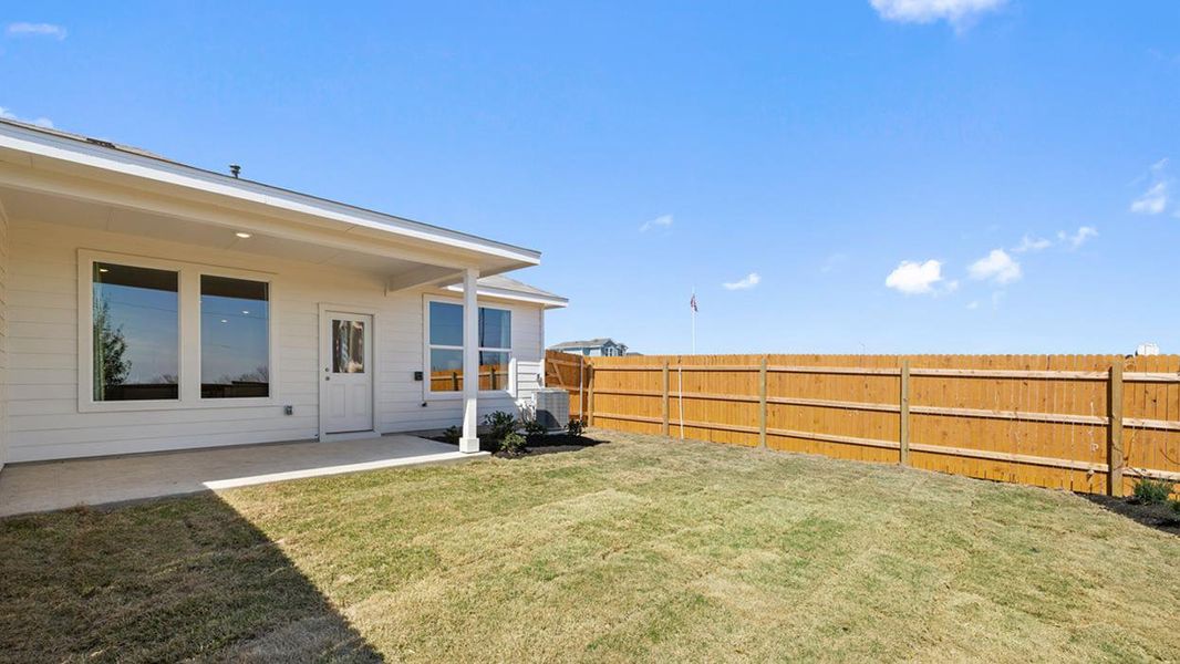 Exterior details and patio area of a home in Wayside, Uhland (Image 22). Exterior details and patio area of a home in Wayside, Uhland (Image 22).