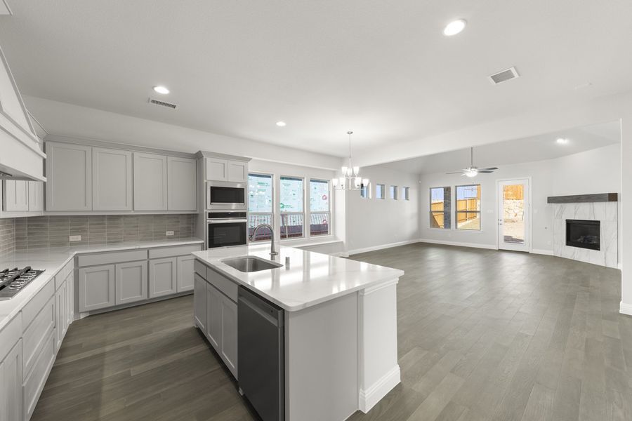 Representative furnished interior of a home built from the Glen Rose by Windsor Homes in Anna Town Square, Anna (Image 9).