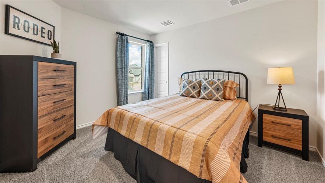 View of carpeted bedroom View of carpeted bedroom
